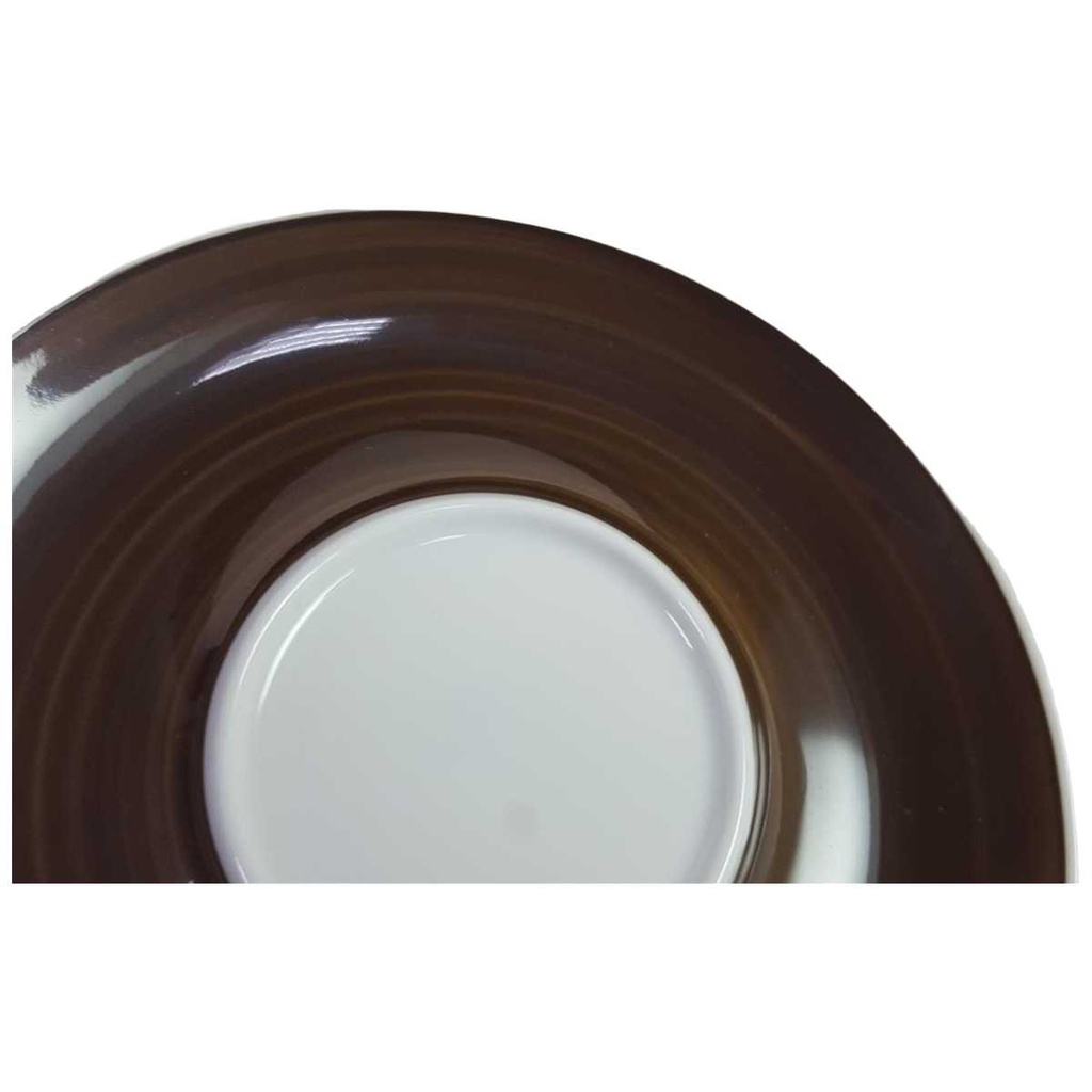 [45815743] Untertasse für Suppe Golddekor Hutschenreuther weiß braun gebraucht - neuwertig Bild 2