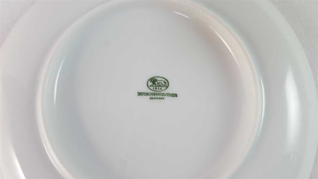 [45815743] Untertasse für Suppe Golddekor Hutschenreuther weiß braun gebraucht - neuwertig Bild 5