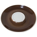 [45815747] Untertasse für Kaffee Golddekor Hutschenreuther weiß braun gebraucht - sehr gut Bild 2