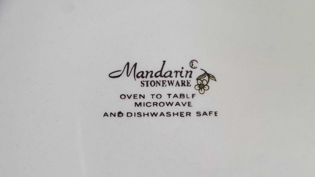 [45815756] Suppentasse mit Untertasse Mandarin Stoneware Gänsedekor gebraucht - gut Bild 7