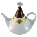 [45815757] Kaffeekanne Teekanne Kanne Golddekor 1,45 L Hutschenreuther weiß braun gebraucht - sehr gut Bild 2