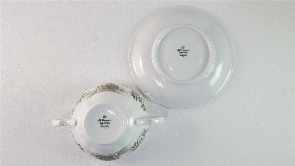 [45815769] Suppentasse mit Untertasse Seltmann Weiden Barock Rheingau gebraucht - gut Bild 5