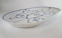 [4581578] Fleischplatte 33x20 cm Jaeger & Co Indisch Blau Strohblume Original Saks gebraucht - gut Bild 2