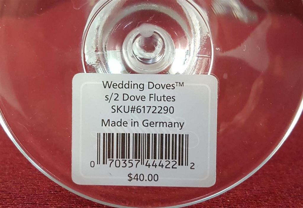 [45815797] Wedding Gläser 25,1 cm Dorham Transparent gebraucht - sehr gut Bild 5