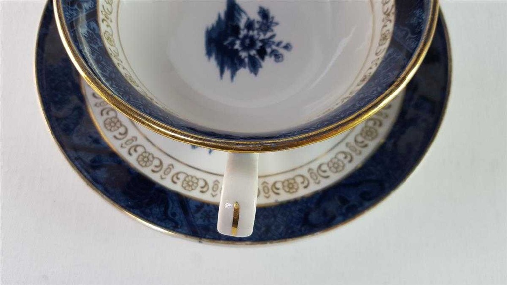 [45815803] Suppentasse mit Untertasse N.K.T. Japan Double Phoenix gebraucht - gut Bild 5