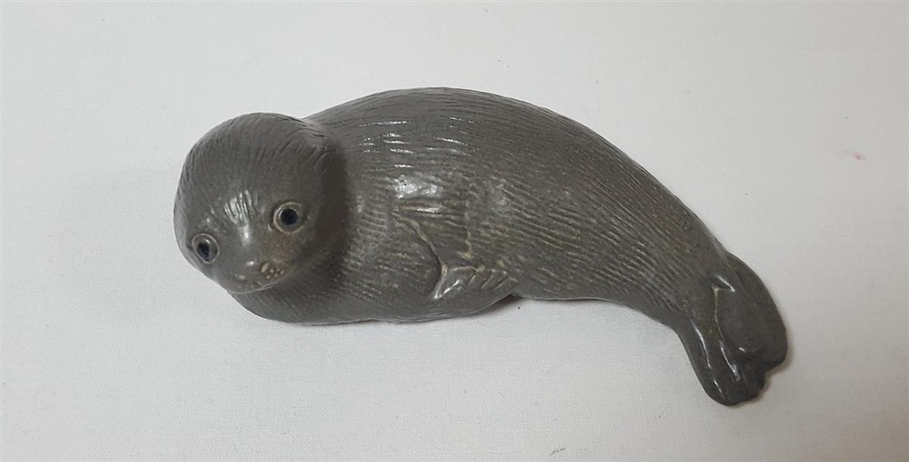[45815826] Seehund Figur Deko Porzellan L 15 cm Bild 5