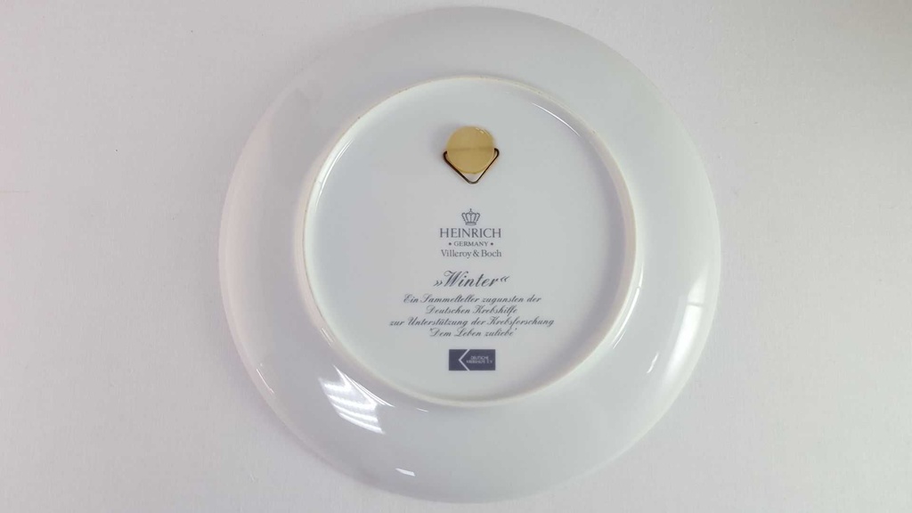 [45815831] Wandteller Villeroy & Boch Heinrich Deutsche Krebshilfe Winter gebraucht - gut Bild 5