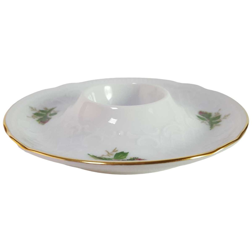 [45815836] Eierbecher mit Schalenablage Seltmann Weiden Wien Moosrose 26477 gebraucht - sehr gut Bild 2