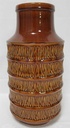 [4581585] Blumenvase Bodenvase 45,3 cm Jasba Reliefdekor Braun gebraucht - sehr gut Bild 2