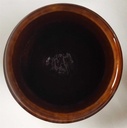[4581585] Blumenvase Bodenvase 45,3 cm Jasba Reliefdekor Braun gebraucht - sehr gut Bild 4