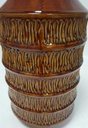 [4581585] Blumenvase Bodenvase 45,3 cm Jasba Reliefdekor Braun gebraucht - sehr gut Bild 5