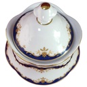 [45815851] Zuckerdose Golddekor Winterling Marktleuthen Kobaltblau Blau gebraucht - gut Bild 2