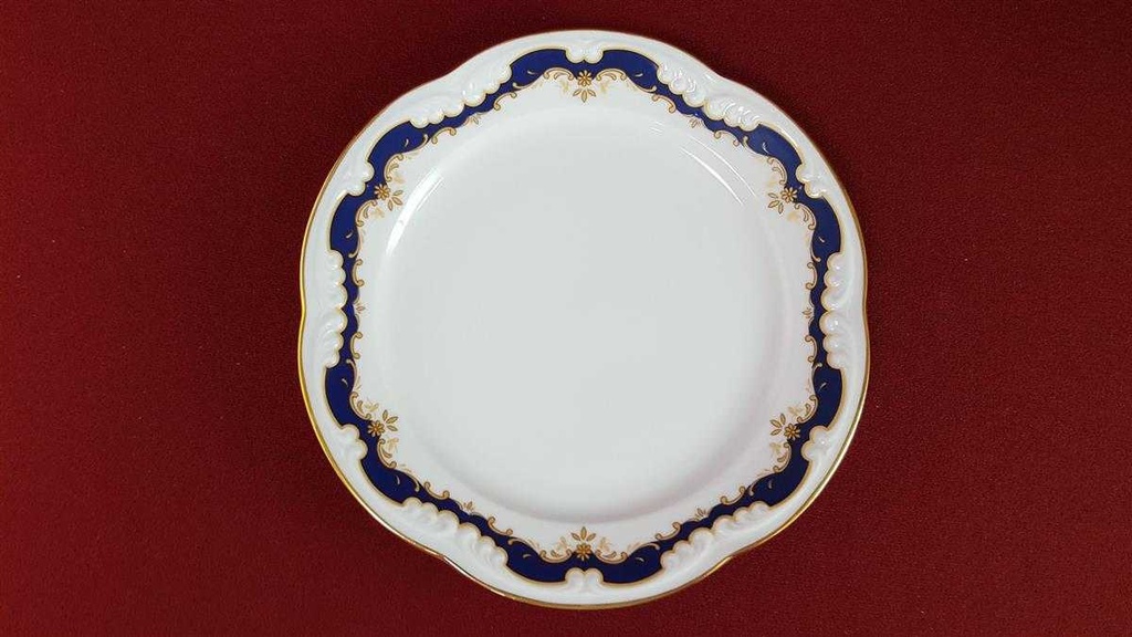 [45815853] Kuchenteller Golddekor 19,5 cm Winterling Marktleuthen Kobaltblau Blau gebraucht - gut Bild 3