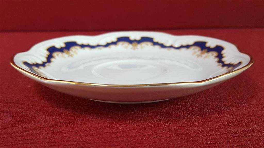 [45815855] Untertasse für Kaffee Golddekor 14 cm Winterling Marktleuthen Kobaltblau Blau gebraucht - gut Bild 3
