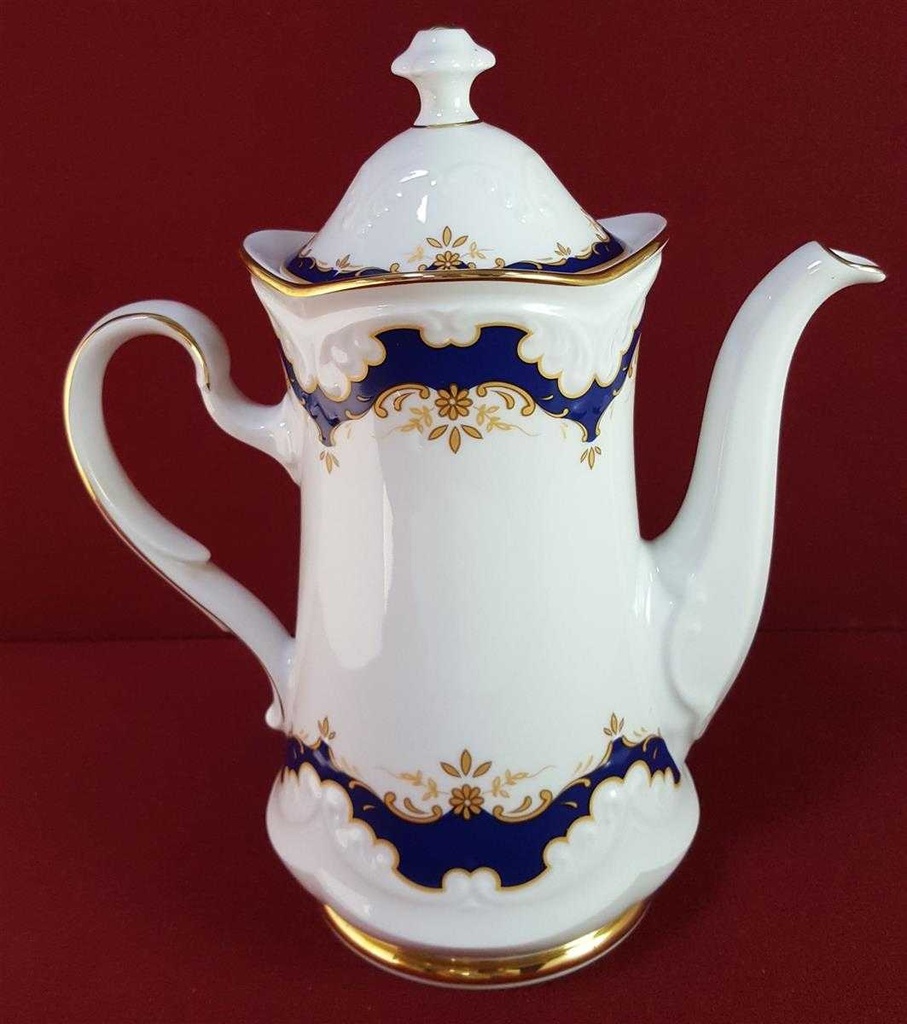 [45815856] Kaffeekanne Golddekor 1,3 L Winterling Marktleuthen Kobaltblau Blau gebraucht - sehr gut Bild 7