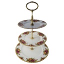 [45815884] Etagere 3stöckig Royal Albert Old Country Roses gebraucht - gut Bild 2