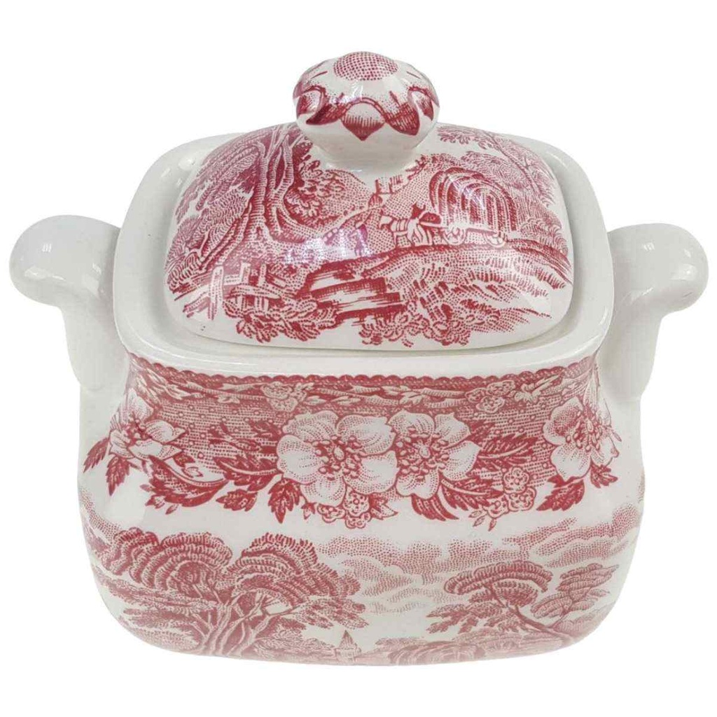 [45815891] Zuckerdose Enoch Wedgwood Woodland Rot Bild 2