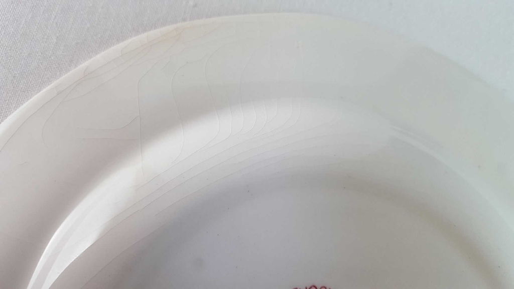 [45815892] Kuchenteller Dessertteller Frühstücksteller 19,8 cm Enoch Wedgwood Woodland Rot gebraucht - akzeptabel Bild 5