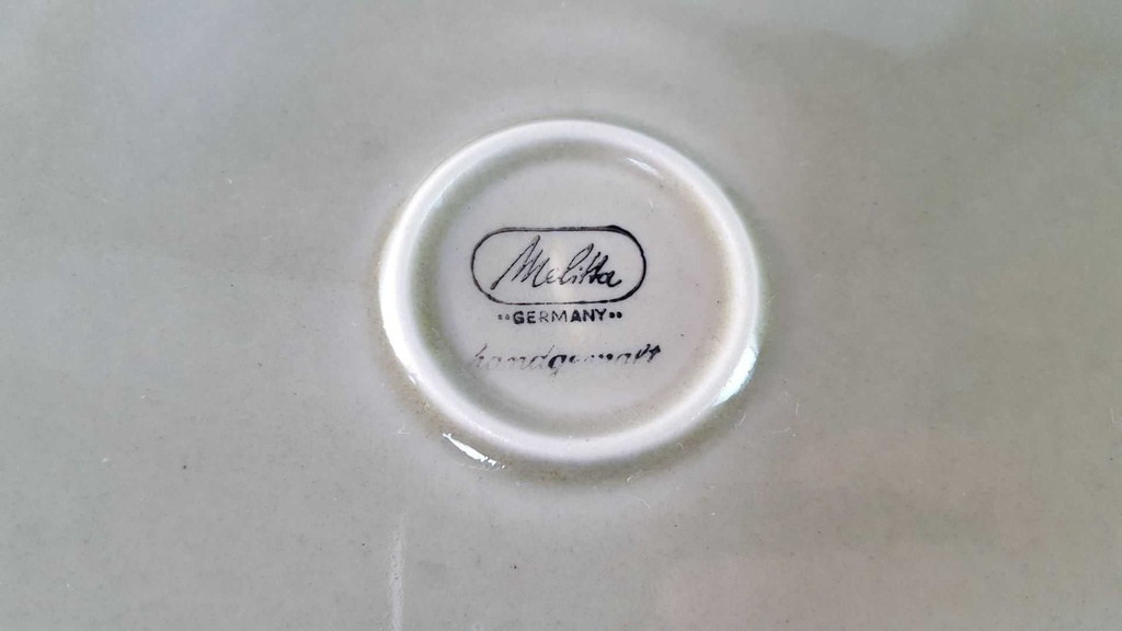 [45815903] Ragoutterrine Suppenterrine Suppenschüssel Terrine Servierschüssel handbemalt 2 L Melitta Helsinki Braun gebraucht - gut Bild 7