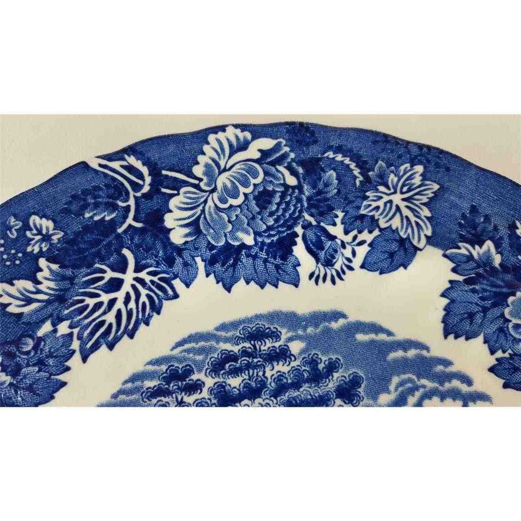 [45815905] Speiseteller Essteller 25 cm Wood & Sons England English Scenery Blau gebraucht - gut Bild 4