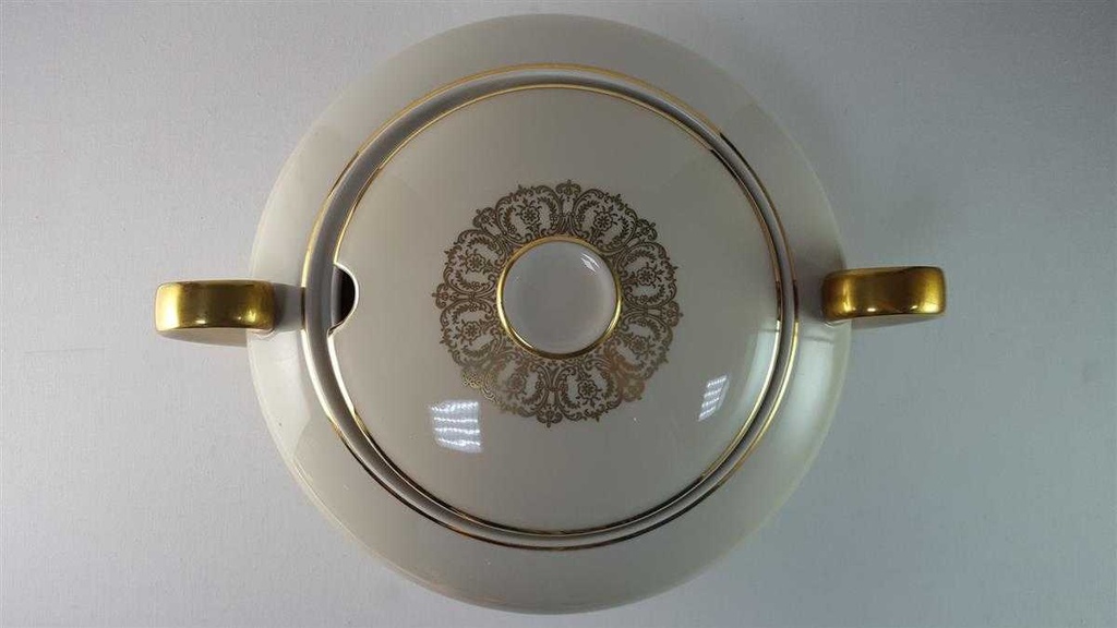 [45815907] Suppenterrine Suppenschüssel Golddekor 3 L Tirschenreuth gebraucht - gut Bild 4
