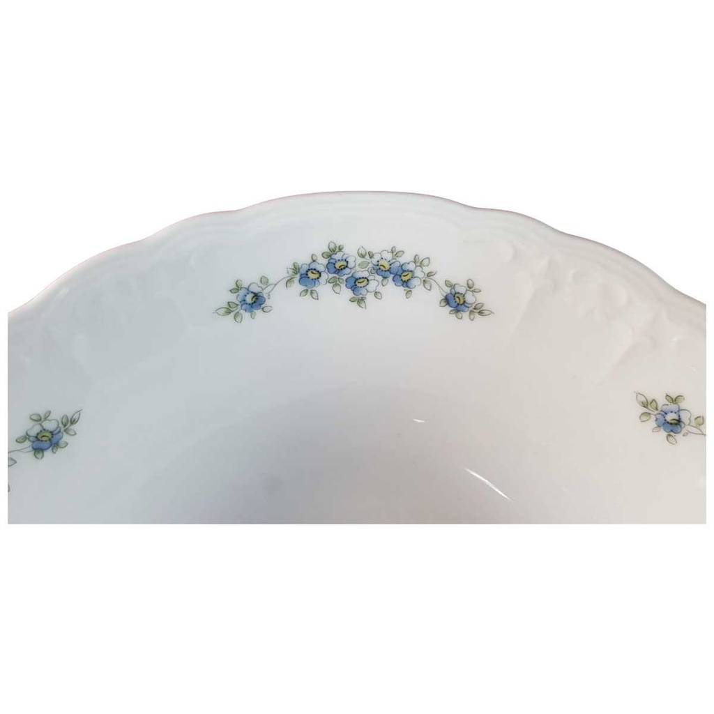 [45815924] Schüssel Servierschüssel 20,3 cm Seltmann Weiden Julia Blaue Margeritenranke gebraucht - gut Bild 2