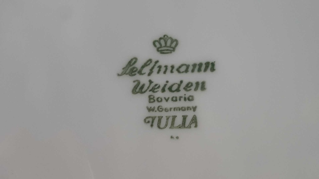 [45815924] Schüssel Servierschüssel 20,3 cm Seltmann Weiden Julia Blaue Margeritenranke gebraucht - gut Bild 5