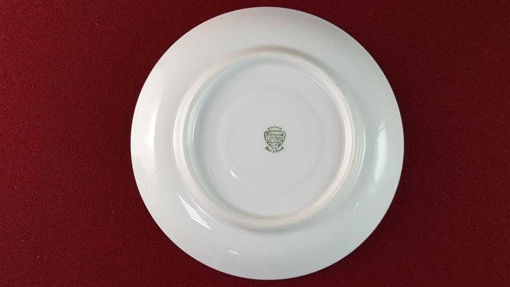 [45815932] Teetasse mit Untertasse Tasse Goldrand Rhenania Duisdorf Vergissmeinnicht gebraucht - akzeptabel Bild 5