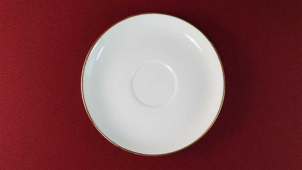 [45815939] Suppentasse mit Untertasse Suppenbecher Goldrand Thomas Porzellan Elfenbein gebraucht - sehr gut Bild 5