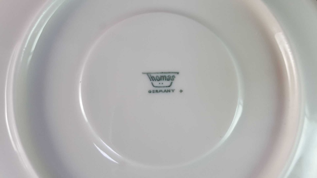 [45815939] Suppentasse mit Untertasse Suppenbecher Goldrand Thomas Porzellan Elfenbein gebraucht - sehr gut Bild 7
