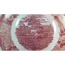 [45815942] Schüssel Servierschüssel 24,8 cm Adams English Scenic Rot gebraucht - gut Bild 3