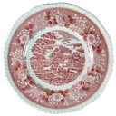 [45815943] Speiseteller Essteller 26,5 cm Adams English Scenic Rot gebraucht - akzeptabel Bild 2