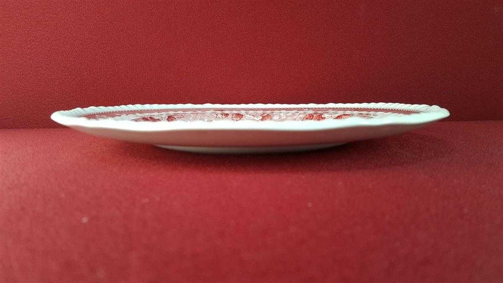 [45815943] Speiseteller Essteller 26,5 cm Adams English Scenic Rot gebraucht - akzeptabel Bild 5