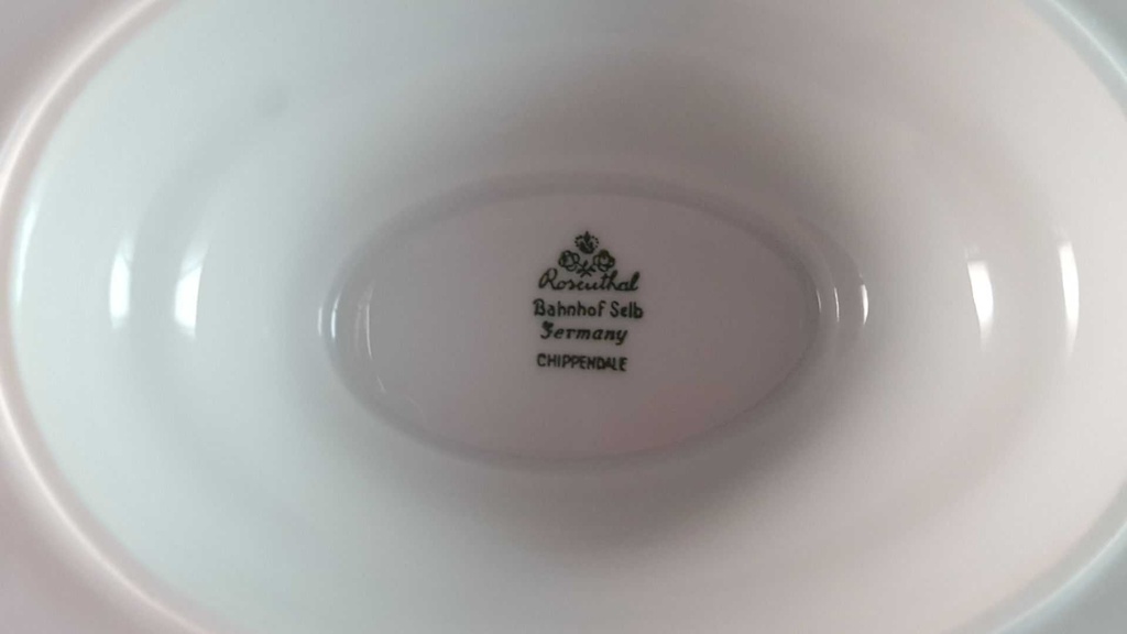 [45815955] Sauciere mit Teller 1tlg Rosenthal Chippendale Weiß gebraucht - neuwertig Bild 6