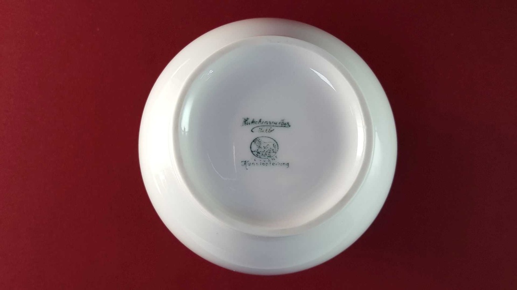 [45815970] Vase Dekorative 16,5 cm Hutschenreuther Weiß Selb gebraucht - gut Bild 5