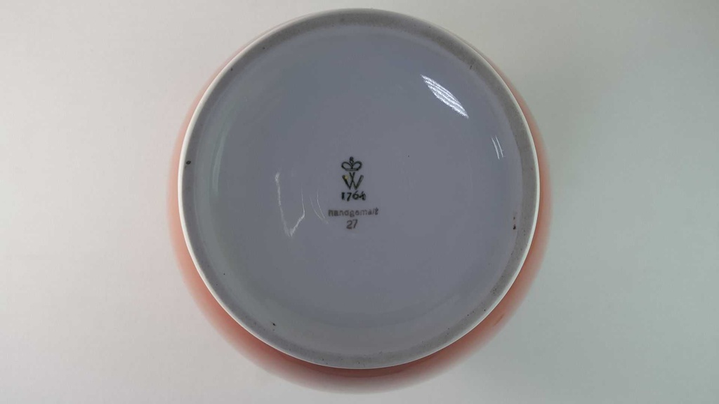 [45815972] Vase 28,3 cm Wallendorfer Porzellan ehem. VEB Blumen Weiß gebraucht - gut Bild 7
