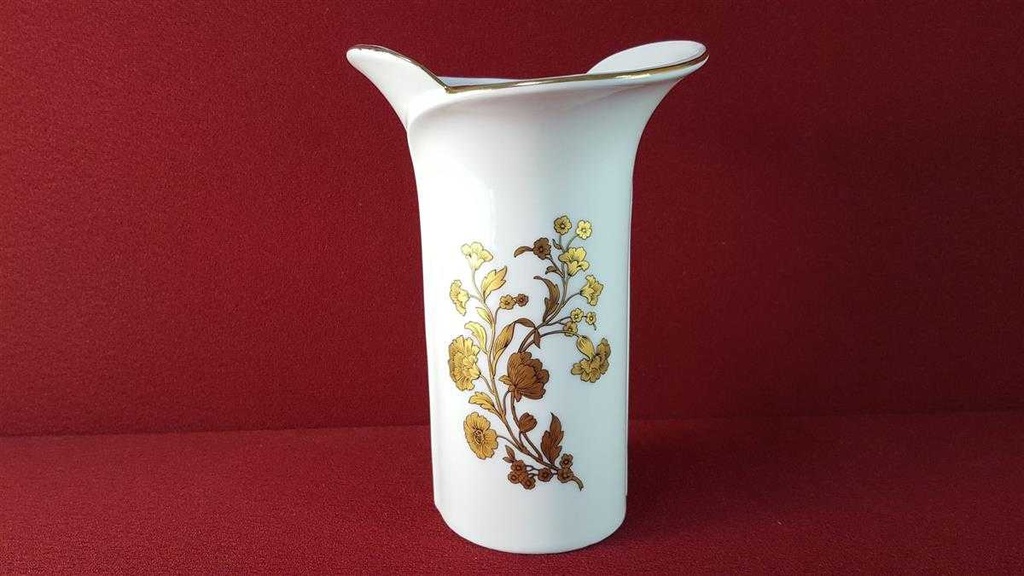 [45815979] Vase Dekorative Goldrand 16,4 cm Royal KPM Bavaria Blumen gebraucht - gut Bild 3