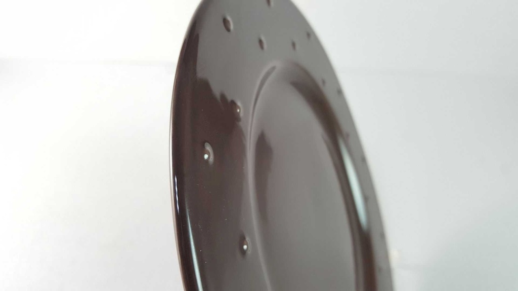 [45815987] Kuchenteller Dessertteller Frühstücksteller 21,3 cm Waechtersbach ReaLife Basic Equipment braun gebraucht - gut Bild 3