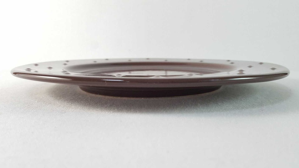 [45815987] Kuchenteller Dessertteller Frühstücksteller 21,3 cm Waechtersbach ReaLife Basic Equipment braun gebraucht - gut Bild 4