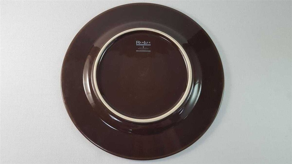 [45815989] Speiseteller Essteller 27,3 cm Waechtersbach ReaLife Basic Equipment braun gebraucht - akzeptabel Bild 3