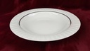 [4581599] Suppenteller 21,6 cm Thomas Porzellan Lanzette Platinrand Weiß gebraucht - sehr gut Bild 2