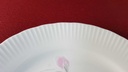 [45815996] Kuchenteller Dessertteller Frühstücksteller 19,5 cm Graf von Henneberg rosa grau Blumendekor gerillt Blumen DDR gebraucht - sehr gut Bild 3