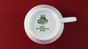 [45815997] Untertasse Kaffeetasse mit Tasse Graf von Henneberg rosa grau Blumendekor gerillt Blumen Weiß DDR gebraucht - sehr gut Bild 6