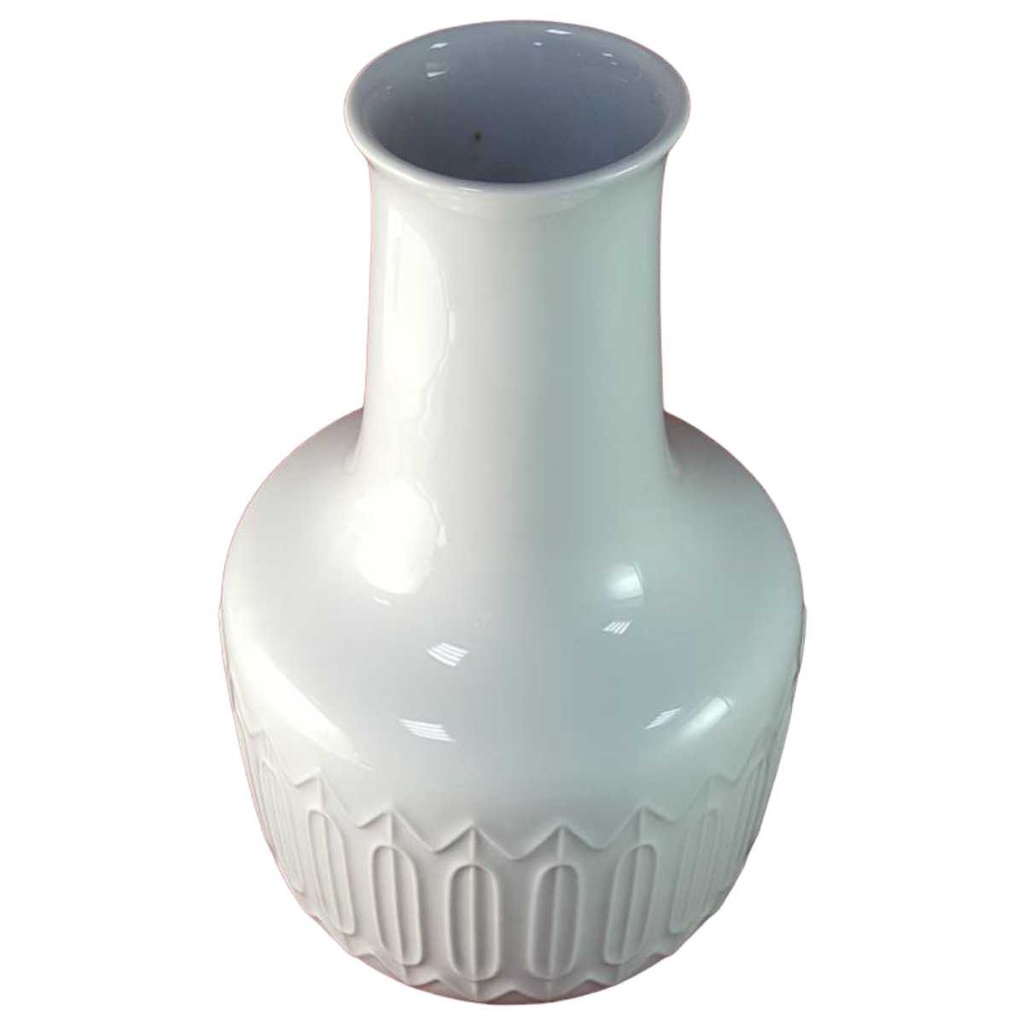 [45816002] Vase Dekorative 24,8 cm Jaeger & Co Weiß gebraucht - sehr gut Bild 2