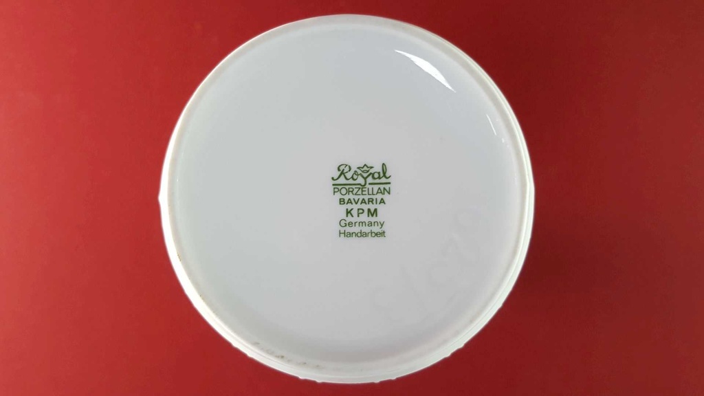 [45816004] Vase Henkelvase Dekorative 24,5 cm Royal KPM Bavaria Weiß gebraucht - sehr gut Bild 6