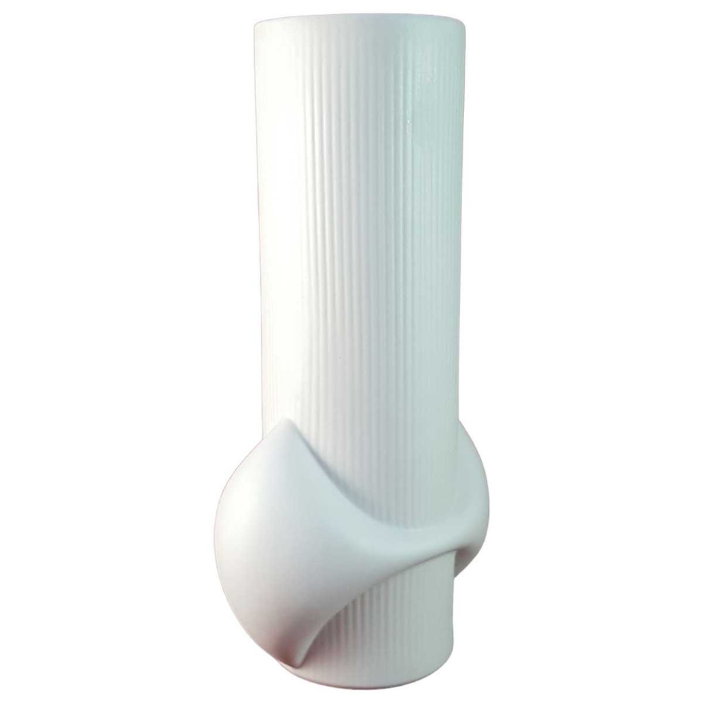 [45816006] Vase 20,8 cm Eschenbach Weiß gebraucht - sehr gut Bild 2