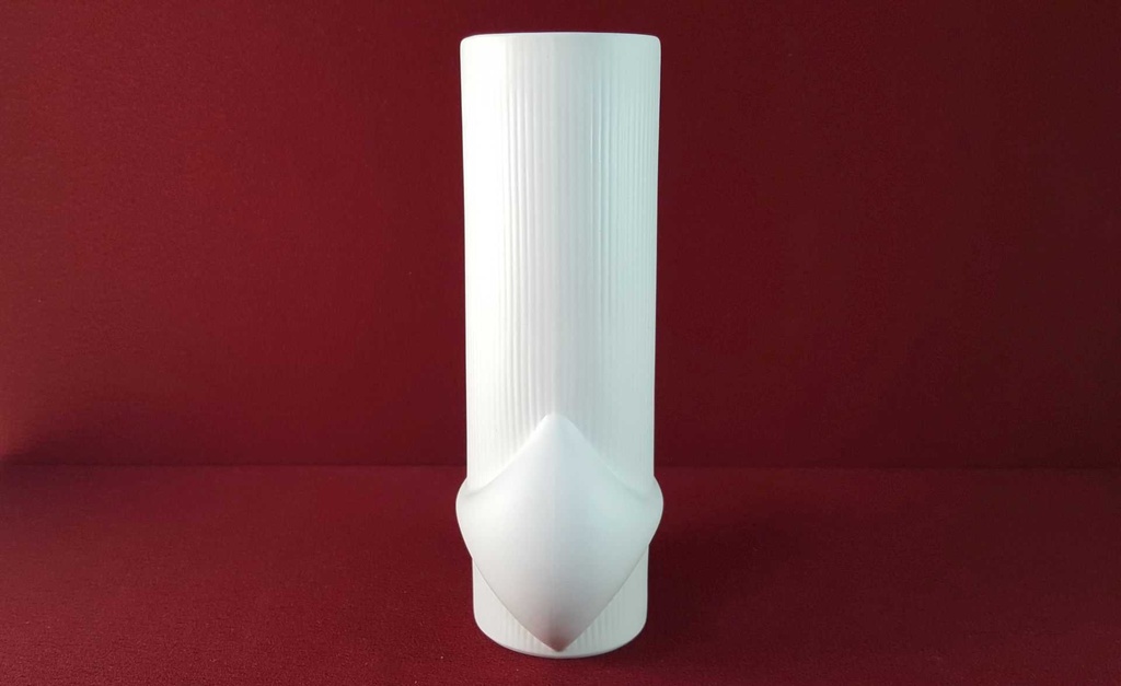 [45816006] Vase 20,8 cm Eschenbach Weiß gebraucht - sehr gut Bild 3