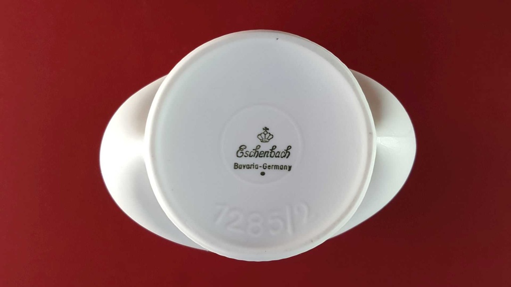[45816006] Vase 20,8 cm Eschenbach Weiß gebraucht - sehr gut Bild 6