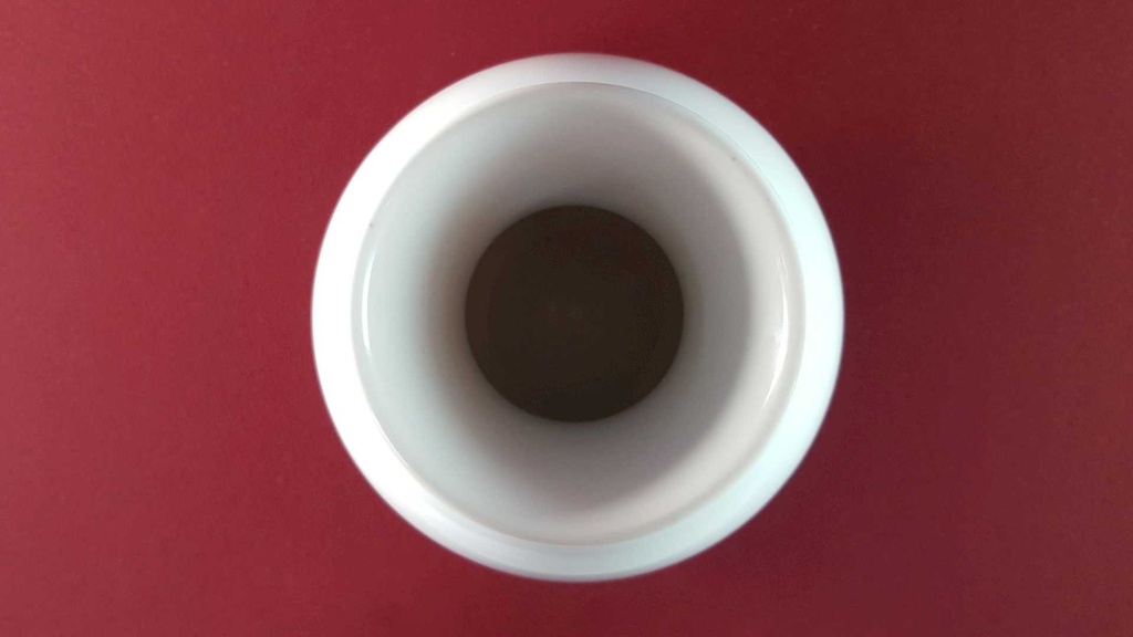 [45816007] Vase 20 cm Hutschenreuther Weiß gebraucht - sehr gut Bild 3