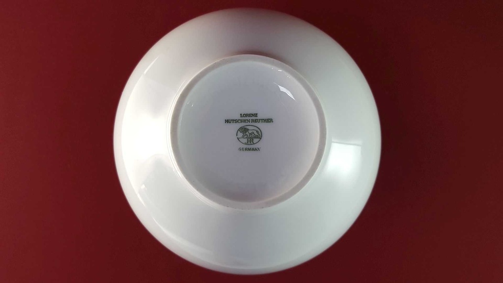 [45816007] Vase 20 cm Hutschenreuther Weiß gebraucht - sehr gut Bild 5